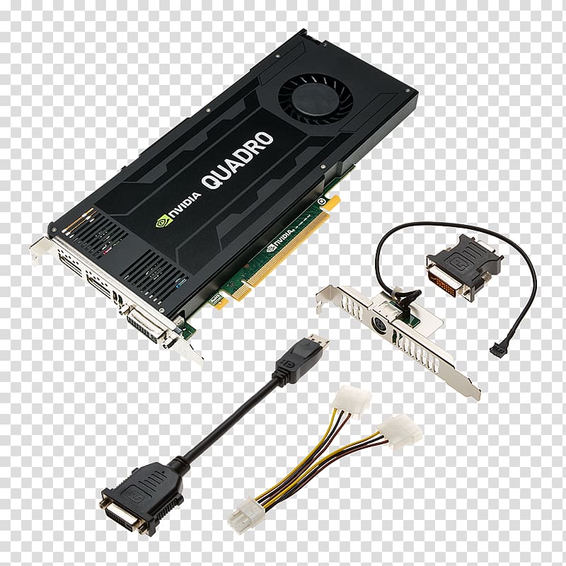 Graphics Cards & Video Adapters NVIDIA Quadro K620 NVIDIA Quadro K4200 NVIDIA Quadro K4000, Graphics Cards Video Adapters transparent background PNG clipart