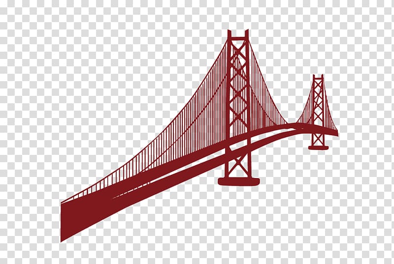 Golden Gate Bridge San Franciscou2013Oakland Bay Bridge, Bridge transparent background PNG clipart