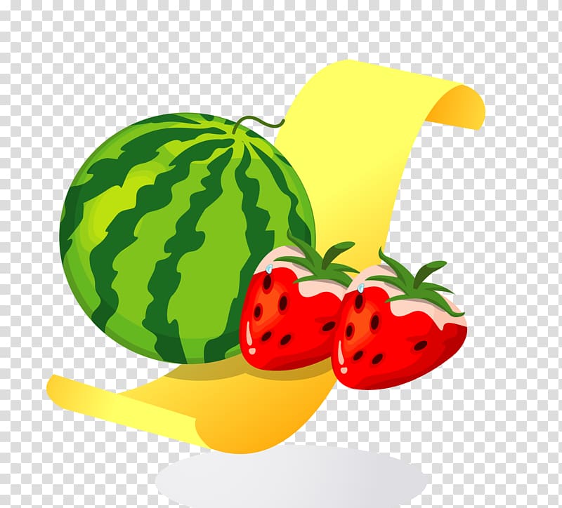 Watermelon Fruit , watermelon and strawberries transparent background PNG clipart