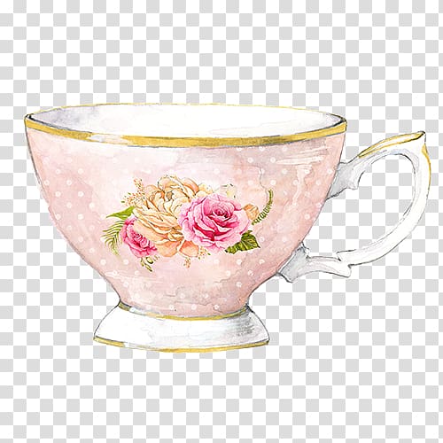 Flowering tea Tea party Watercolor painting, tea transparent background PNG clipart