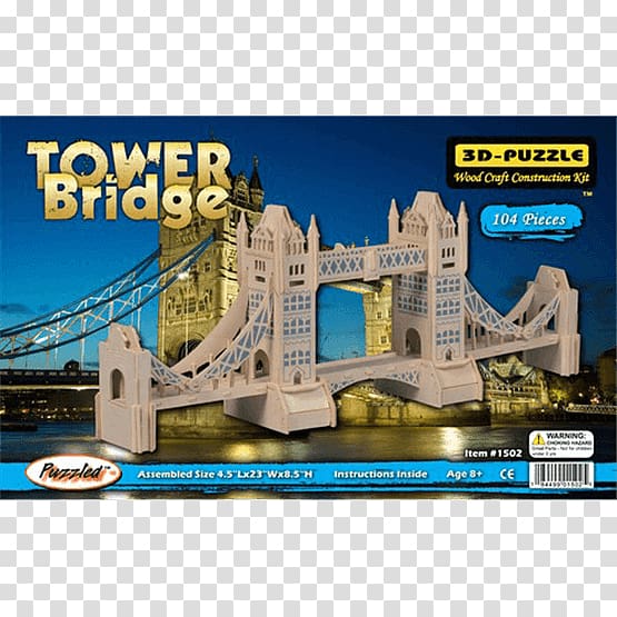 Tower Bridge Tower of London Jigsaw Puzzles Game, bridge transparent background PNG clipart