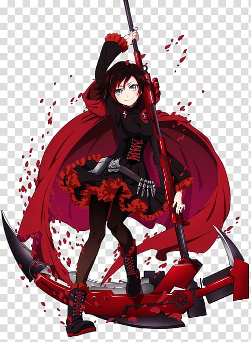 RWBY Chapter 1: Ruby Rose | Rooster Teeth RWBY Volume 5: Chapter 1, Welcome to Haven | Rooster Teeth Anime Art, RWBY transparent background PNG clipart