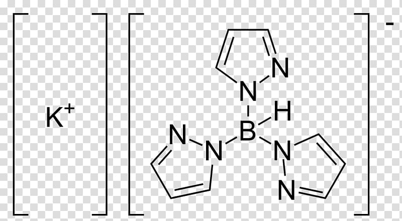 Potassium trispyrazolylborate Borohydride Coordination complex Pyrazole, others transparent background PNG clipart