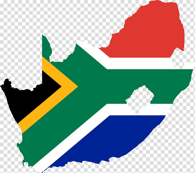Flag of South Africa Map , Africa transparent background PNG clipart