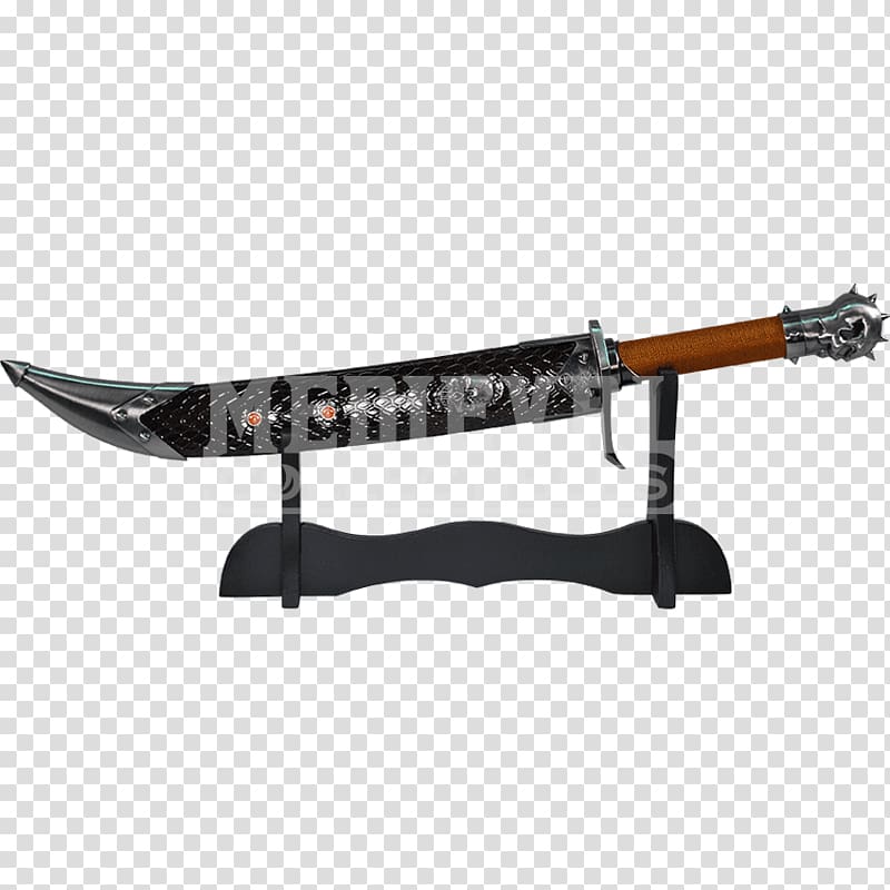 Knife Blade Sword, dragon skull transparent background PNG clipart