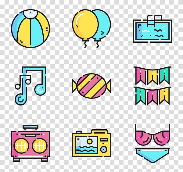 Computer Icons Emoticon , Summer Park Party transparent background PNG clipart