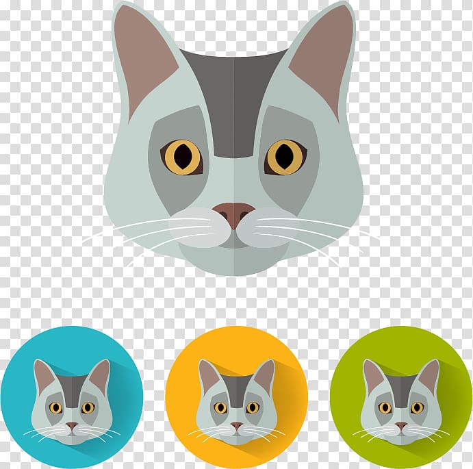 Kitten Cat Whiskers Illustration, White Cat Avatar transparent background PNG clipart