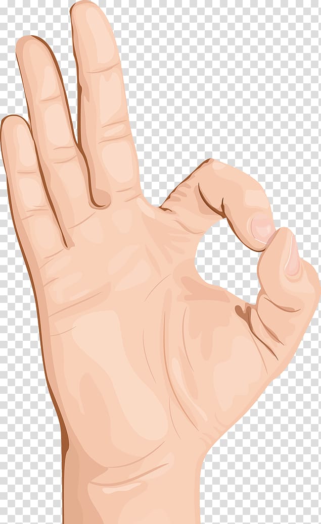 Gesture OK Thumb Hand, hand transparent background PNG clipart