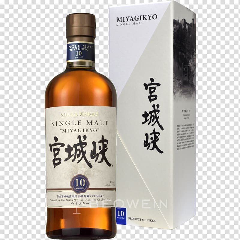 Whiskey Miyagikyo distillery Single malt whisky Yoichi distillery Japanese whisky, 3 Years old transparent background PNG clipart
