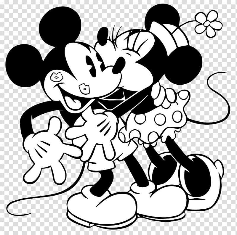 Mickey Mouse Minnie Mouse Pluto Coloring book, mickey minnie transparent background PNG clipart