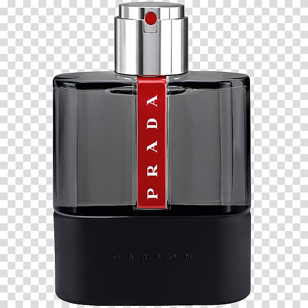 Prada Luna Rossa Carbon Eau De Toilette Perfume Eau de Cologne Prada Luna Rossa 5 Oz Edt Sp For Men, perfume transparent background PNG clipart