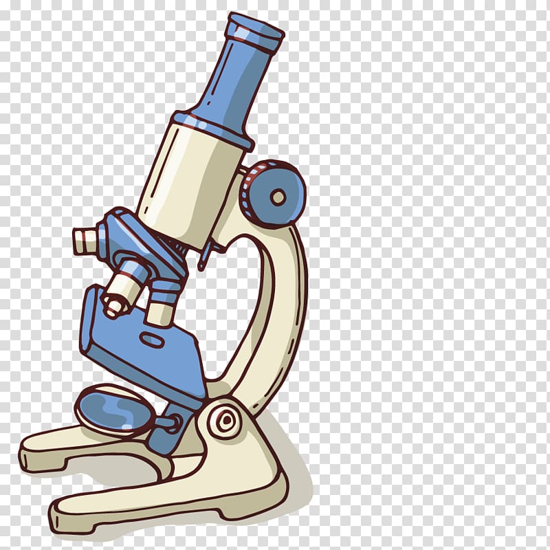 Cartoon Microscope, microscope observation transparent background PNG clipart