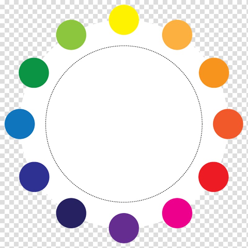 Color wheel Color scheme Color theory Analogous colors, circle frame transparent background PNG clipart