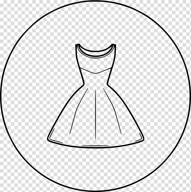Dress Line art Cartoon Design, dress transparent background PNG clipart