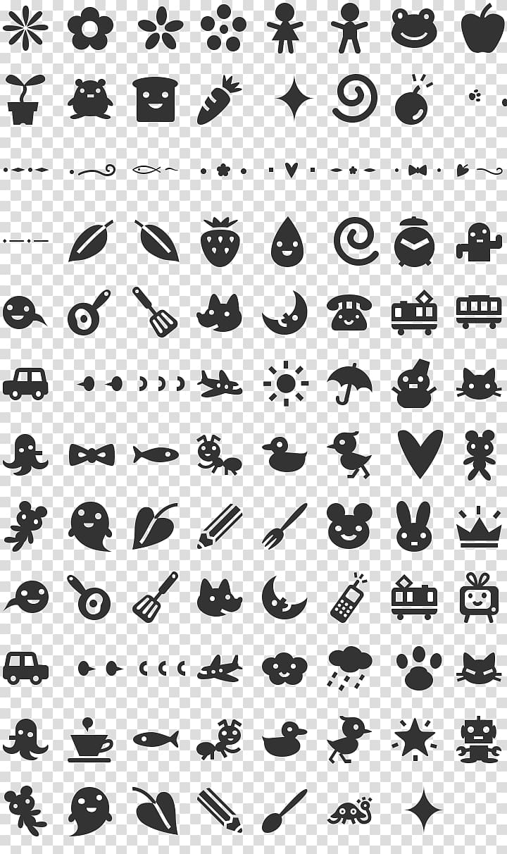 Zapf Dingbats Typography Typeface Font, Kids font transparent background PNG clipart