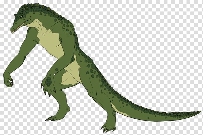 Tyrannosaurus Deinosuchus Crocodile Sarcosuchus Reptile, crocodile transparent background PNG clipart