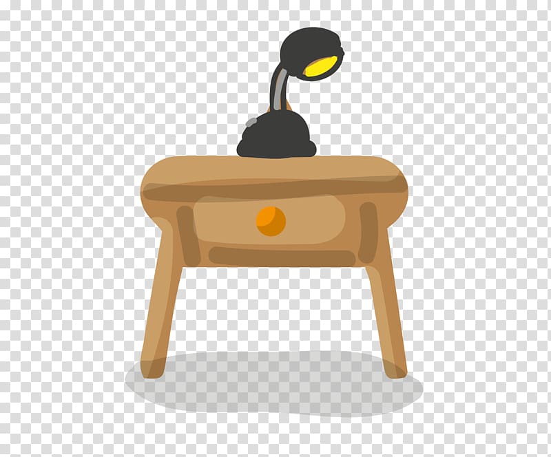 Table Furniture Illustration, coffee table lamp transparent background PNG clipart