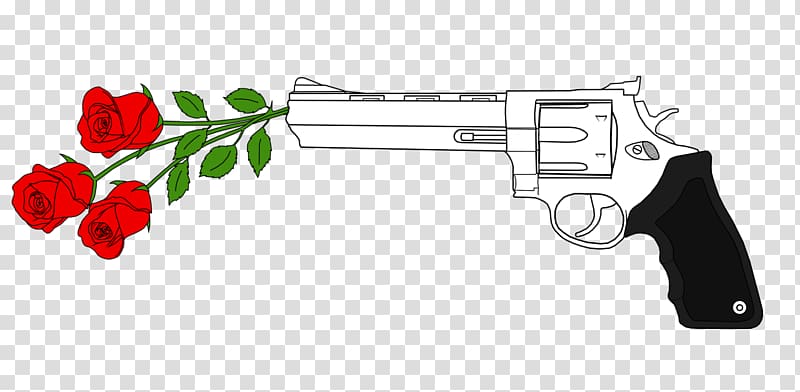 Gun Weapon Flower Firearm Floral design, weapon transparent background PNG clipart