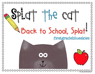 Splat the Cat: Oopsie-daisy Splat the Cat and the Pumpkin-Picking Plan, first day of school transparent background PNG clipart