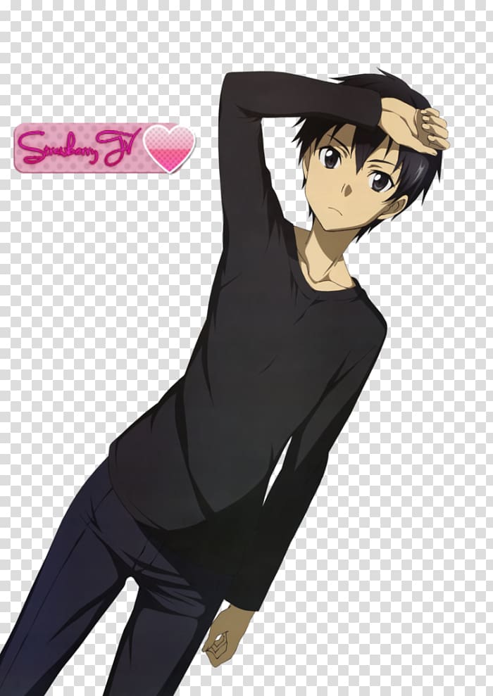 Kirito Asuna Sword Art Online: Hollow Fragment Anime, light body transparent background PNG clipart