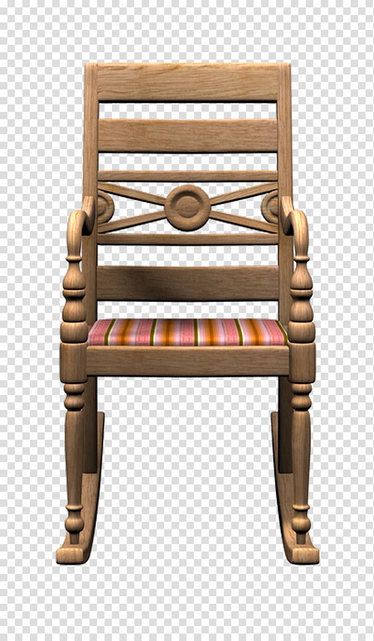 Rocking Chairs Furniture Wood Wing chair, tube transparent background PNG clipart