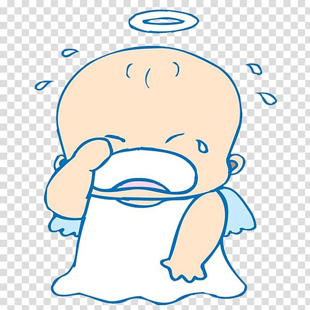 Child Crying Cartoon, Lost angel transparent background PNG clipart