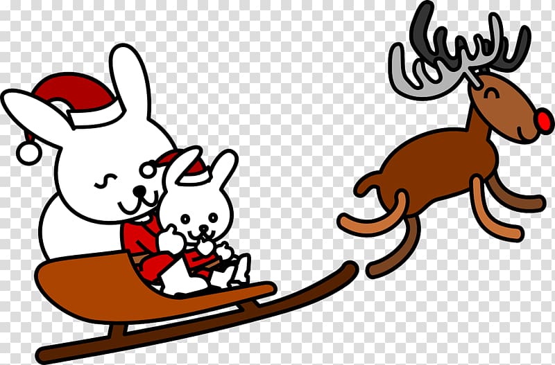 Santa Claus Reindeer Number bond Christmas Worksheet, Easter sled transparent background PNG clipart