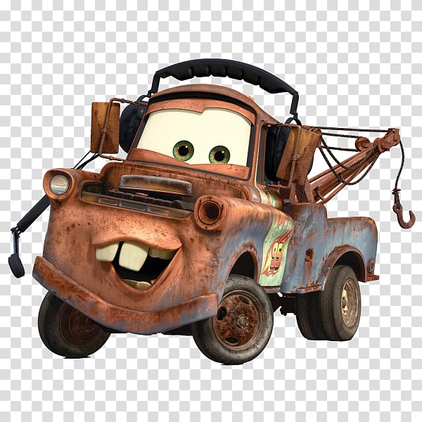 Mater of Cars character, Mater Lightning McQueen Cars 2 Pixar, Cars transparent background PNG clipart