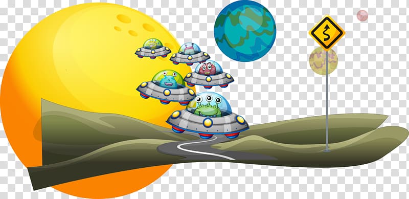Flying saucer Spacecraft, Space travelling transparent background PNG clipart