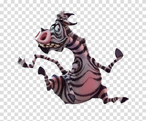 Animation Digital art, 3d exaggerated zebra transparent background PNG clipart