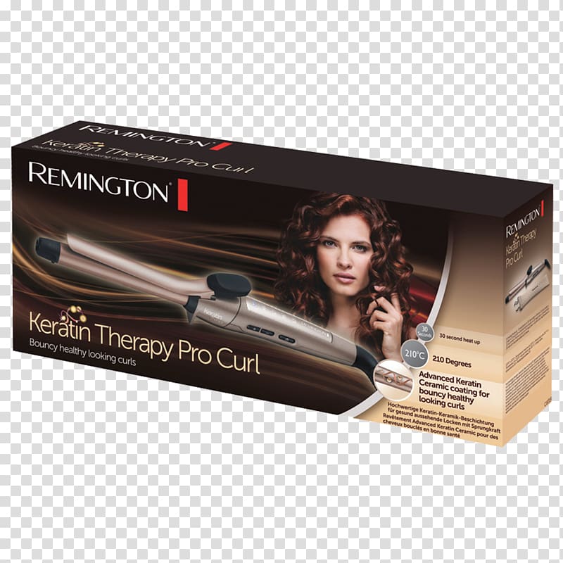 Hair iron CI9532 Pearl Pro curl Keratin Hair curler Remington Ci95 Black incl. curler, hair transparent background PNG clipart
