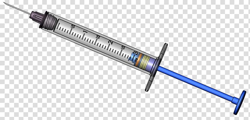 blue and gray syringe illustration, Syringe Injection Hypodermic needle, Syringe transparent background PNG clipart