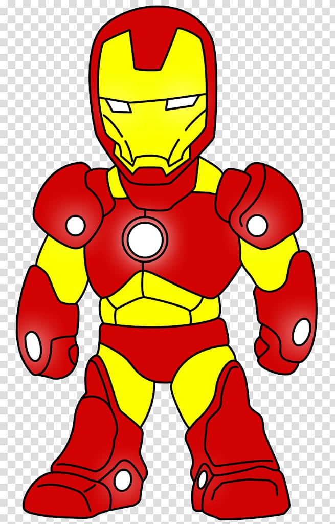 Iron Man Captain America Chibi , Iron Man transparent background PNG clipart
