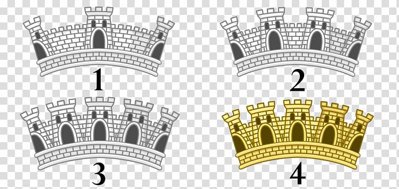 Mural crown Heraldry Defensive wall Coat of arms, crown transparent background PNG clipart