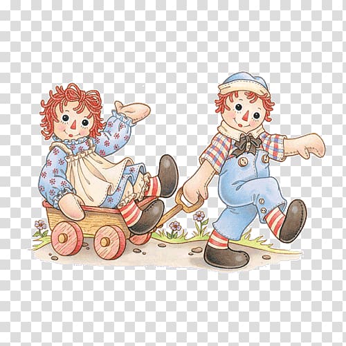 Raggedy Ann & Andy Adventures of Raggedy Ann Rag doll, Raggedy Ann transparent background PNG clipart