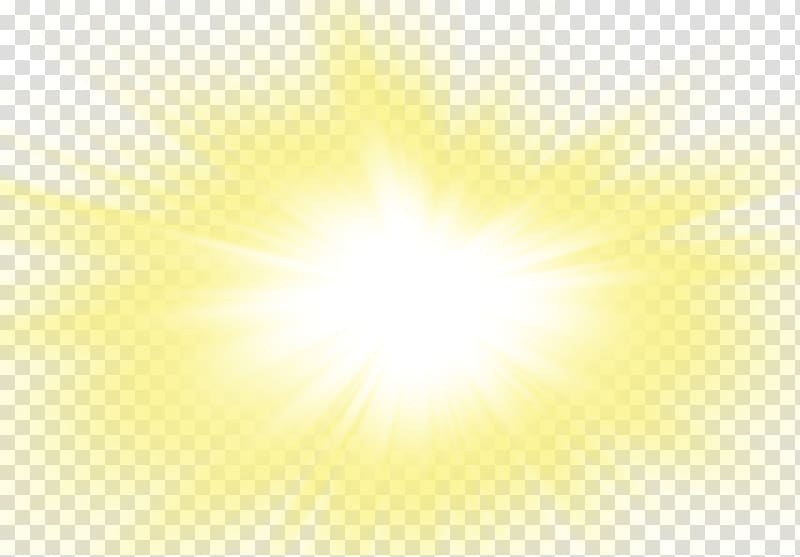 yellow sun illustration, Sunlight Luminous efficacy, Beautiful beautiful golden sun rays sun glare transparent background PNG clipart
