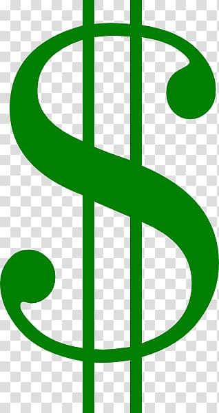 Dollar sign Currency symbol , drawback transparent background PNG clipart