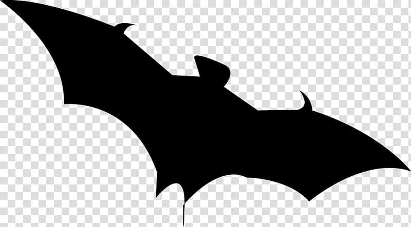 Microbat Silhouette Halloween , Creative cartoon bat transparent background PNG clipart