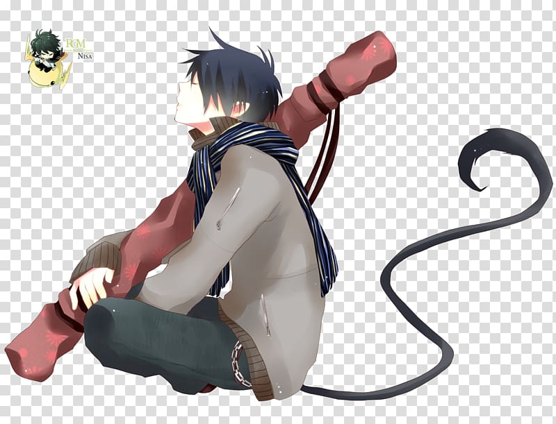 Rin Okumura Blue Exorcist MyAnimeList, katana transparent background PNG clipart