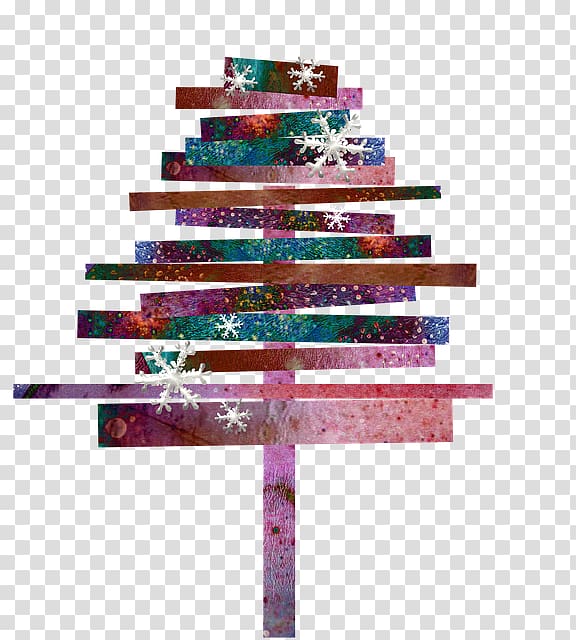 Christmas tree Holiday Festival of Trees Illustration, Creative Christmas tree illustration transparent background PNG clipart