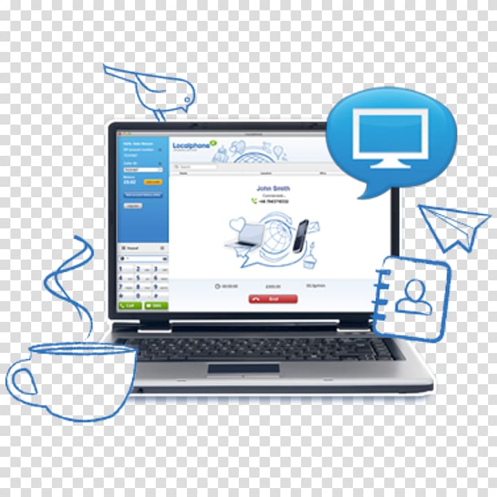 Internet service provider Computer Software Telephone call, Computer transparent background PNG clipart