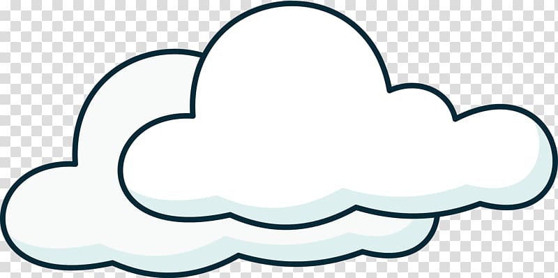 Cartoon Drawing Cartoon White Clouds Transparent Background Png