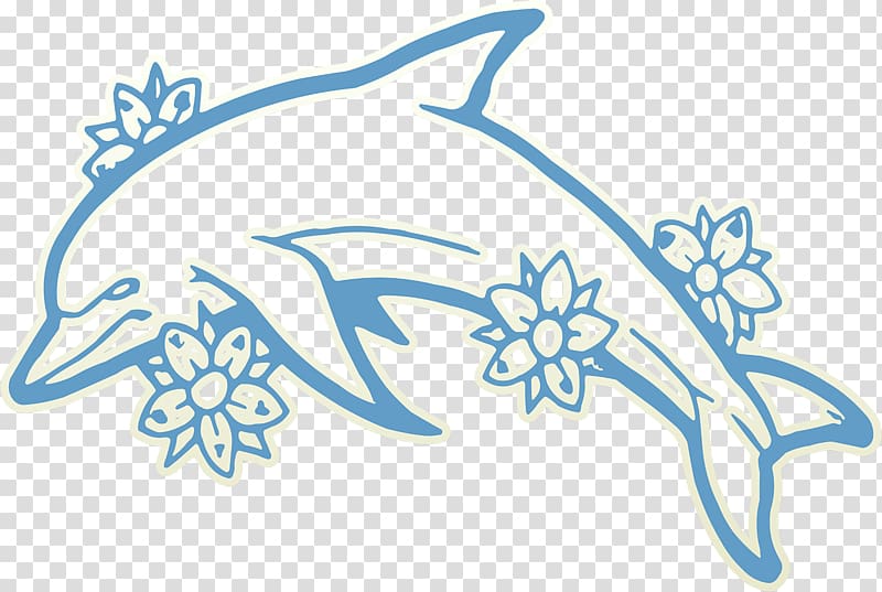 Lower-back tattoo Dolphin Idea, Decorative dolphin transparent background PNG clipart