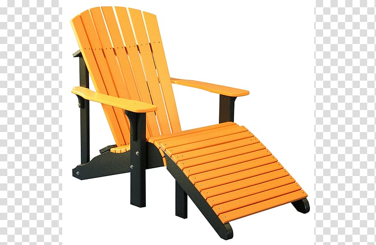 Adirondack chair Garden furniture Plastic lumber, outdoor chair transparent background PNG clipart