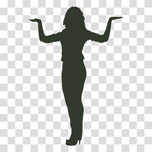 Silhouette Woman , Silhouette transparent background PNG clipart thumbnail