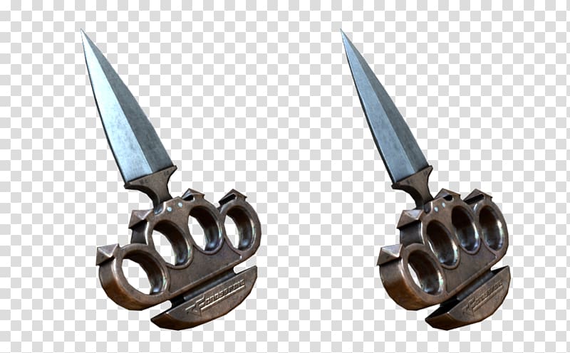 Brass Knuckles Knife CrossFire Fist Blade, knife transparent background PNG clipart