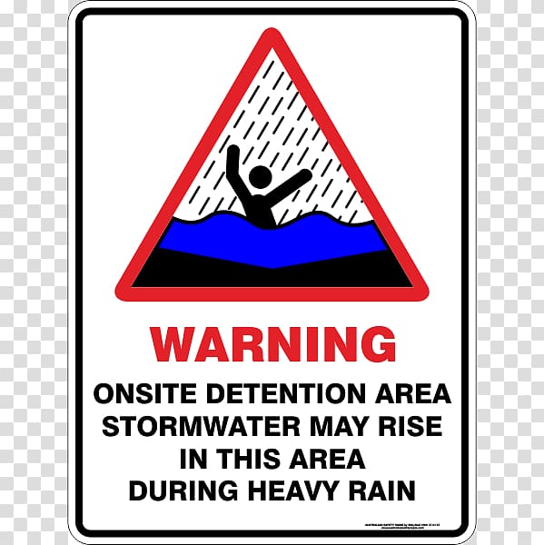 Warning sign Floods in Australia Traffic sign, flood warning transparent background PNG clipart