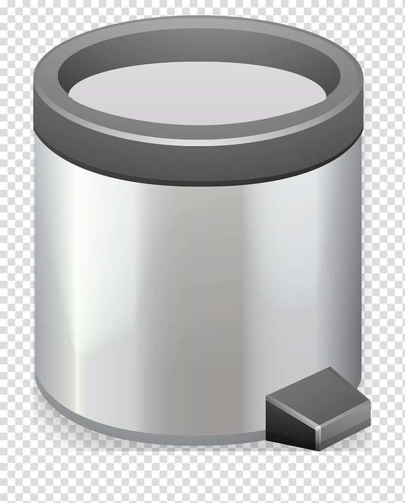 Metal Waste container, painted metal trash can transparent background PNG clipart