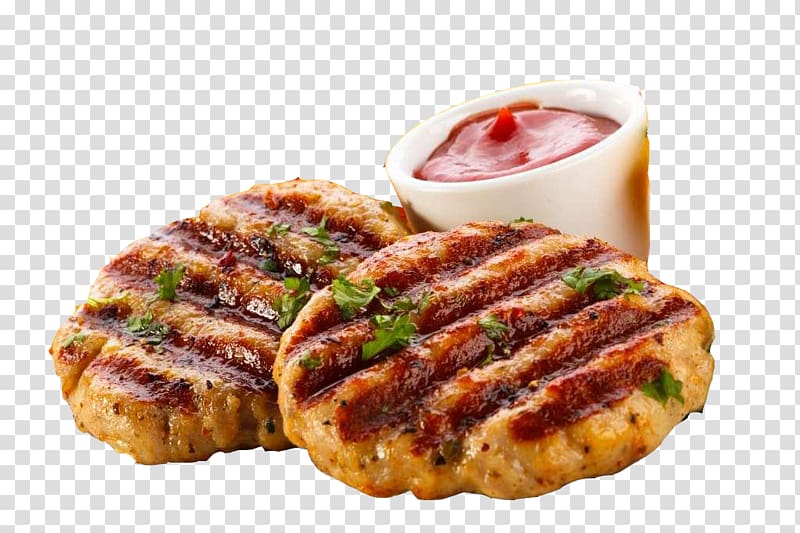 Fast food Hamburger Doner kebab French fries, Ketchup toast transparent background PNG clipart