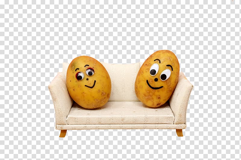 Couch potato Chair Video, potato transparent background PNG clipart